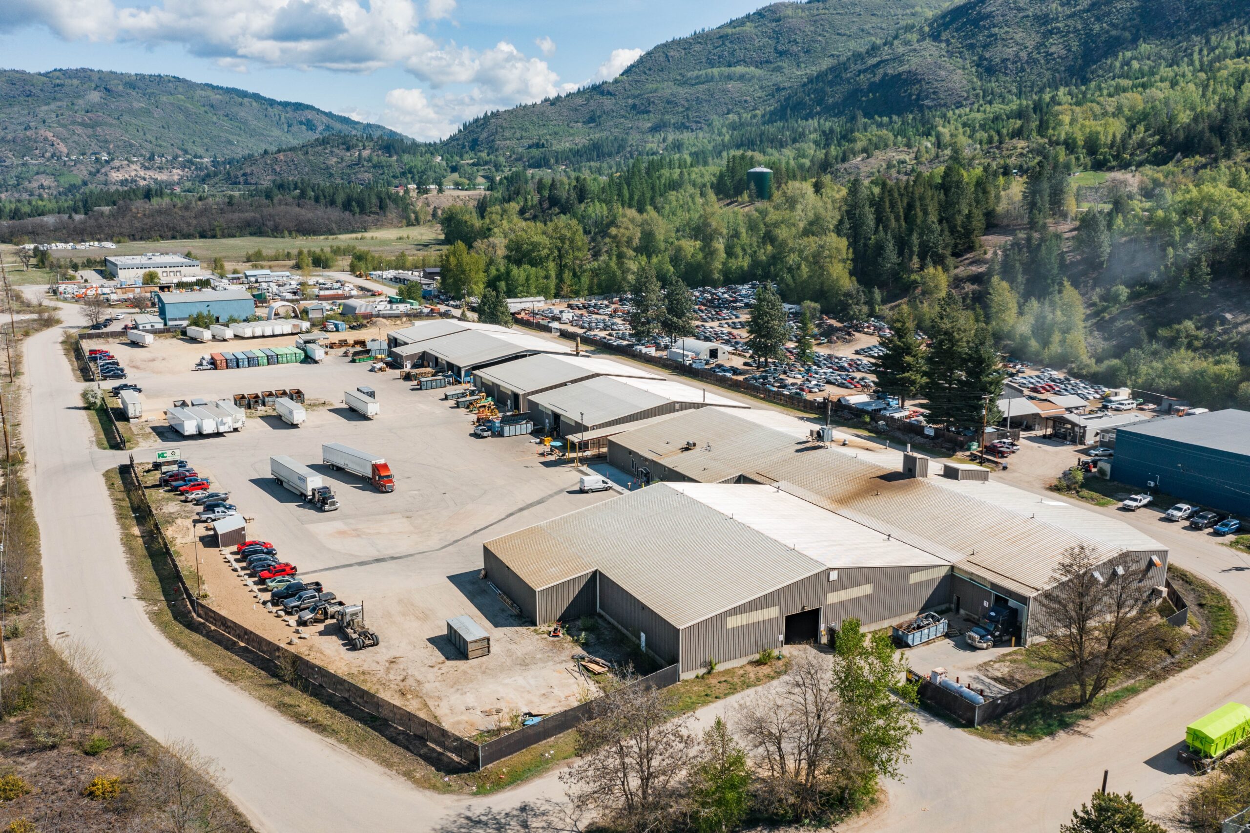 KC Recycling in Trail, British Columbia is the leading recycler in the Pacific Northwest for lead batteries.